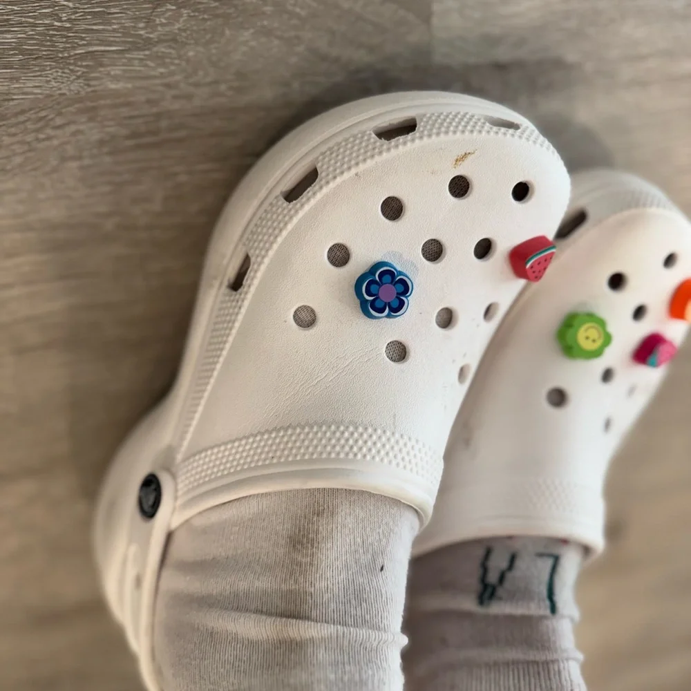 Crocs Classic Platform Clog Women’s White Size 6 - Picture 7 of 7